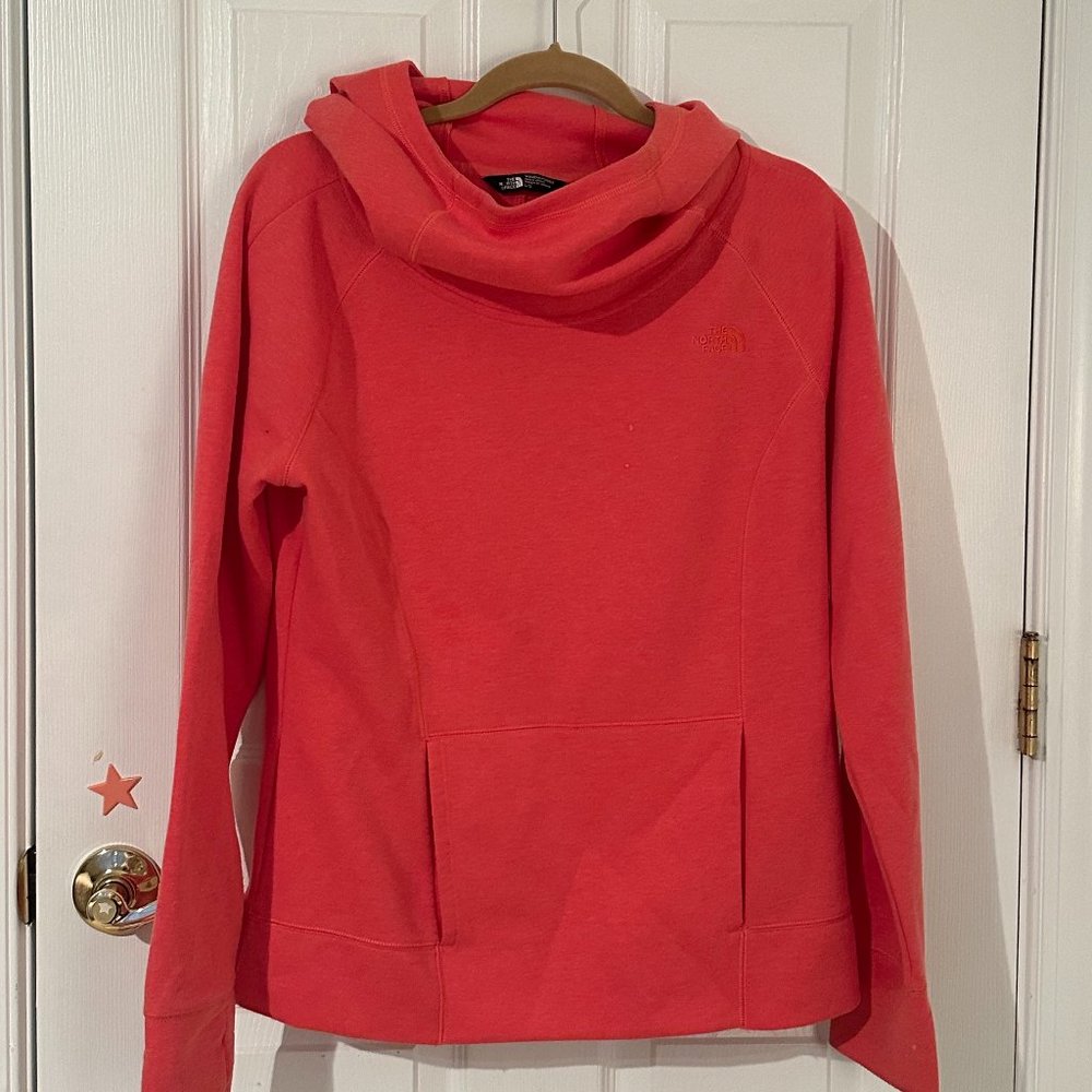 The North Face Women's Cowl Neck Hooded Pullover Long Sleeve Sweatshirt‎
